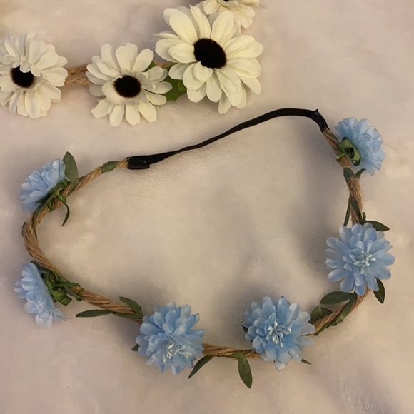 PacSun Accessories - Blue Flower Crown or Headband